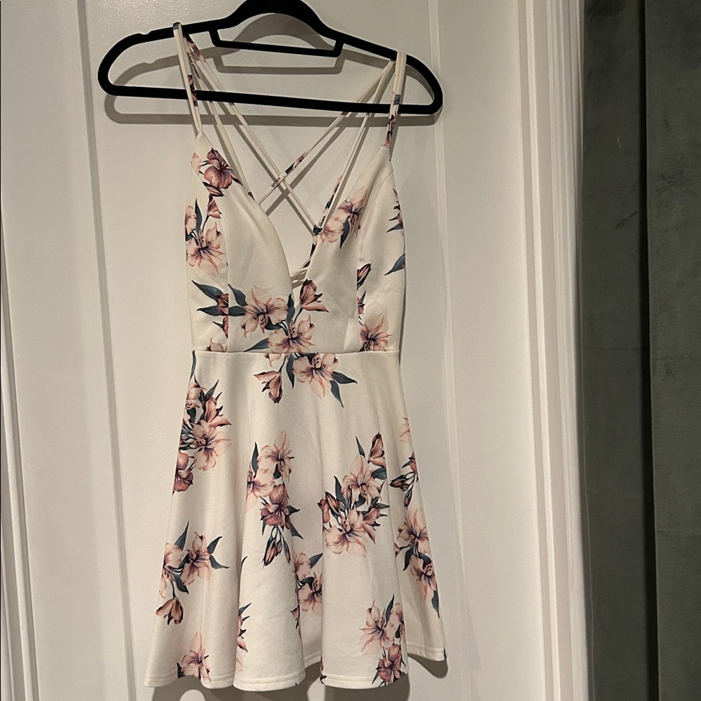 Floral Spaghetti Strap Dress